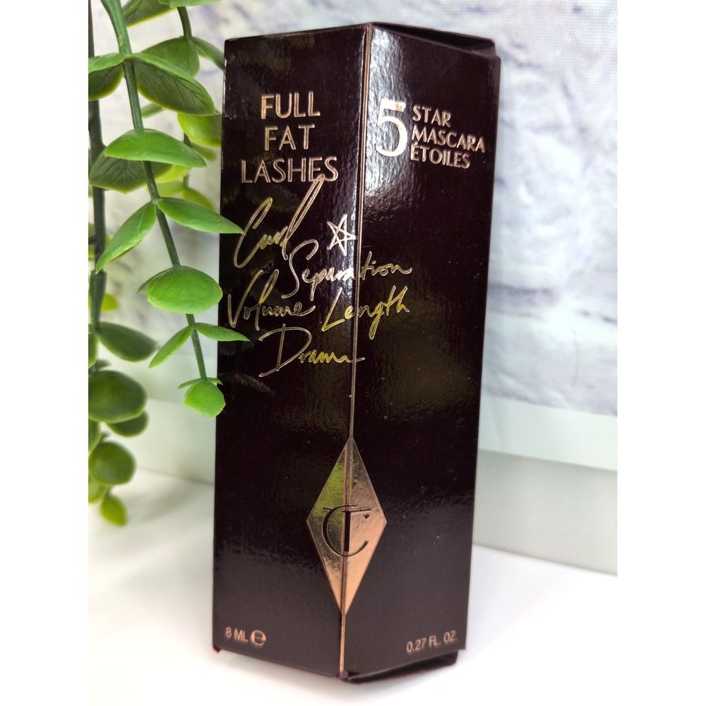 NIB!🌿Charlotte Tilbury Full Fat Lashes 5 Star Mascara Glossy Black 0.27oz